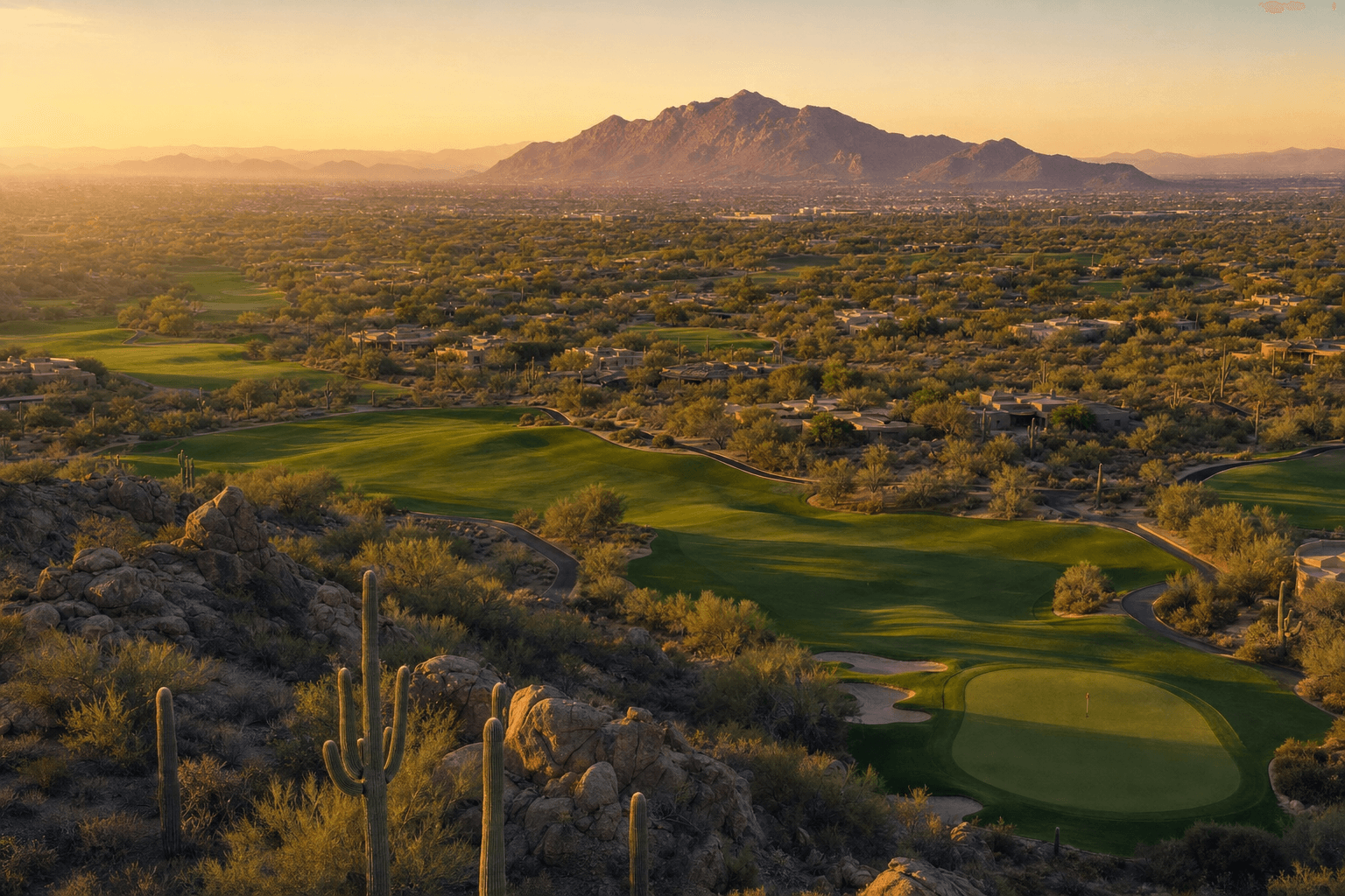Scottsdale golf scenery